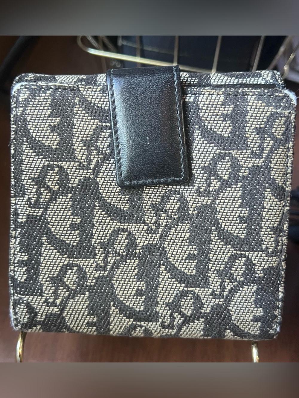 Dior Vintage Monogram Compact Wallet with COA - Picture 2 of 16